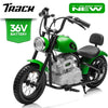 Track 7 36V Electric Dirt Bike for Kids, 350W Ride on Motorcycle with Twist Grip Throttle, Hand-Operated Brakes, Key Start, Off-Road Motocross Speed Up to 15 mph, Age 8+, White