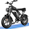 1500W MTB Electric Bicycle 48V 20Ah Removable Battery E-Bike，Electric Bike for Adults 20" Fat Tire Electric Motorcycle, Shimano 7 speed Full Suspension Mountain Bike UL2849