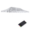 InstaHibit 10x20Ft Replacement Pop up Canopy Top Sunshade Cover Outdoor Patio