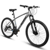 Raistyw 700C Hybrid Road Bike, 16-Speed Outdoor Mountain Bike with Disc Brakes, Light Weight Aluminum Frame ,Racing Bike for Men Women, L Size ,Black