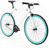 Golden Cycles Single Speed Fixie Bike �C Lightweight Steel Frame, Flip-Flop Hub, 700c Wheels, Multiple Sizes & Deep V Rims (Heaven , 48)