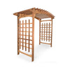 All Things Cedar PA106 Pagoda Wedding Arbor - Elegant Garden Arch for Weddings and Landscapes