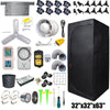 iMeshbean 48"x48"x80" Grow Tent Kit w/ LED Full Spectrum Grow Light & Ventilation Inline Fan