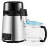KFFKFF Water Distiller Distilled Water Maker Machine 4L/1.1Gal  0.3Gal/H Output, 750W Power, 0-99H Adjustable Timing
