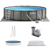 Intex 16Ft X 8Ft X 42In Prism Frame Rectangular Pool Set