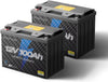 EF EcoFlow 12V 100Ah LiFePO4 Battery, Built in 100A BMS Group 27 Lithium Battery Deep Cycles & 10 Years Lifespan for RV, Solar Energy, off Grid, Trolling Motor