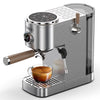 HiBREW H13 Semi-Automatic Espresso Maker - 6 Programmable Drink Modes, 1.3L Water Tank & Adjustable Pre-Infusion