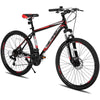 Hiland Mountain Bike, Multi-Spokes,Shimano 21 Speeds Drivetrain,Aluminum Frame 26 inch Wheels, Men's MTB Bicycle, White