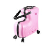 20" Children's Ride-On Luggage with Safety Belt Matte Finish, Silent Wheels, Spacious Compartment for Ages 3-12  travel suitcase