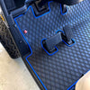Xtreme Mats EZGO RXV Golf Cart Mat, Full Coverage Golf Cart Floor Liner Mat - Only Fits EZGO RXV (2008-2022) & 2Five (2009+) - Black with Red Trim