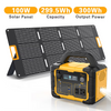 Mondawe 1000W Portable Power Station 1024Wh Solar Generator with AC Outlet for Home Use,Camping,Emergencies