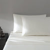 Vera Wang - 4 pieces, Queen Sheet Set, Luxury Sateen Cotton Bedding, 800 Thread Count, Soft & Smooth Home Decor (Ivory, Queen)