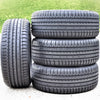 Set of 4 (FOUR) Accelera Phi-R 225/55R17 101W XL A/S High Performance Tires Fits: 2016-19 Chevrolet Malibu Hybrid, 2011-13 Chevrolet Impala LT