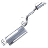 Stainless Steel Exhaust Muffler and Resonator Fits 2008-2012 Jeep Liberty 3.7L - Direct Fit