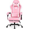 Neo Chair N-Gen Gaming Chair, Ergonomic Video Game Chair with Headrest, Adjustable Footrest, Lumbar Support High Back PU Leather for Adults, Black