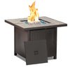 BALI OUTDOORS Propane Gas Fire Pit Table with Lid for Outside Backyard, Patio 50000 BTU 30 inch