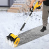 1200W Cordless Snow Shovel, 20V 14.1-Inch, 4-Ah Cordless Snow Blower, Battery Snow Blower with Auxiliary Handle (4-Ah Lithium Battery & Charger Included)