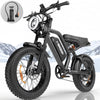 Electric Bike for Adults 20" Fat Tire, Max 32MPH Ebike, 1500W Peak E-Mountain Bike 48V 15Ah UL2849