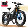 Dual Motors AWD 2000W Electric Bike for Adult 26'' UL2849 48V 30AH E-mountain bike 4.0 Fat Tire up to 35MPH&120Miles Long Range Off-road Ebike Dual Hydraulic Disc Brakes&Ful Suspension Electric Bicyc