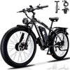 KETELES Electric Bike for Adults, Peak 4000W Dual Motor Ebike��26" Fat Tire Electric Mountain bike,  48V 23AH Removable Battery UL 2849.
