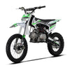 SYX MOTO K1 125cc Dirt Bike for Teens & Adults, 50 MPH, 123 Mi Range, 4-Speed Manual, Kick/Electric Start, Black
