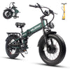 Folding AWD Dual motor Electric Bike for Adults 20*4.0'' 2300w UL2849 48v 20Ah, 7 Speeds,Fat Tire Ebike up to 28MPH Off Road E-mountain bike Dual Hydraulic Disc Brakes&Suspension Electric Bicycles