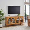 Better Homes & Gardens Juliet Arc TV Stand for TVs up to 65",  Light Honey Finish