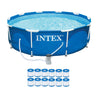 Intex Pool Kit w/ Intex 10 x 2.5-Ft Pool Set w/ Filter Pump w/  10-Ft Pool Cover