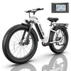 Gocio Electric Bike for Adults, 26" Fat Tire E-Mountain Bike, 1350W Peak Motor 48V 15Ah Battery, 22MPH 7-Speed Ebike for off Road, UL 2849