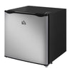 Mini Upright Freezer 1.1 Cu.Ft - Compact Silver Freezer, Removable Shelves, Low Noise, Adjustable Temperature - Ideal for Apartments, Dorms, Offices