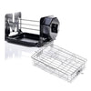 ROTO-Q 360 Cordless Rotisserie Kit w/Flat Cage for Grills, Ovens, Smokers - Non-Electric Spit Roaster - Gas or Charcoal BBQ - Kamado Joe Green Egg Kettle - Indoor Outdoor Cooking