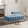 Miniyam Sherpa Upholstered Indoor Bench, White