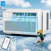 8,000 BTU Smart Inverter Window Air Conditioner with 4 Modes - Cools up to 380 Sq. Ft, Washable Filter, Adjustable Window Fit, Energy Star Rated 7.0, 15-SEER