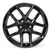 New 18" x 8" Alloy Wheel Rim 2022-2025 for Honda Civic, 18 Inch Machined Smoked Black Replacement Wheels