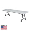 Lifetime 8 ft. Commercial Nesting Rectangle Folding Table for Indoor/Outdoor Use
