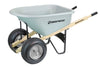 Brentwood-ACWB20477 6 Cube HDPE Double Wheel Wheelbarrow - BW6D