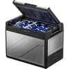 BougeRV Rocky 12 Volt Car Refrigerator, 81QT Dual Zone Car Fridge Freezer with Metal Casing, APP Control Compressor Cooler 12/24V DC, 110~240V AC for RV Truck Vehicle Outdoor Travel Camping Trip