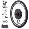 Ktaxon 48V 1000W Electric Bicycle Motor Kit, 26" Front Wheel E-Bike Conversion Kit w/ LCD Display (without Battery)