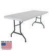 Lifetime 6' Commercial Grade High-Quality Folding Table, White