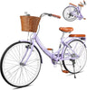 Gaonala 26 inch Women��s 7-Speed Pink Cruiser bicycles a versatile family bike and women��s beach bikes for urban commutes and leisure