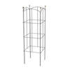 Panacea 6-Pack Folding 4-Panel Matte Black Tall Garden Trellis for Tomatoes and Vining Plants