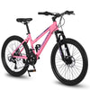 Ecarpat 26 Inch Mountain Bike Adults Womens Mountain Bicycles with Dual Disc Brakes Shimano 21-Speed Full Suspension MTB Bicycles for Outdoor Commuting Exercise, Multi Colors