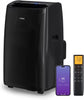 TURBRO 14,000 BTU Smart WiFi Portable Air Conditioner, Powerful Cooling up to 600 Sq ft, 3 in 1 Functions with Backlit Remote, Supports Alexa Voice Control, Easy Installation, Greenland Series, Black
