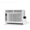 Window Air Conditioner 6000 BTU  Cool to 250 sq ft Intelligent, LED,Remote Control, Easy to Clean Filter Screen, Can Be Used as a Dehumidifier/Fan, Operates Quietly, and is Energy-Saving