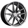 1 X XXR 577 18X8.5 5-112 73.1 Hub +35 Offset Chromium Black Wheel Rim
