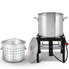 Feasto 80 quart Seafood Boil Pot Kit with Electronic Ignitor