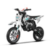 SYX MOTO 58cc Kids Mini Dirt Bike - 4-Stroke Gas Pit Bike, Pull Start, Off-Road Bike for Boys & Girls, Red/White