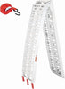 TUFFIOM Aluminum Truck Ramp N/A 7ft Aluminum Folding 1500 lb Maax Load - Silver
