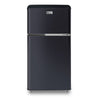 WANAI 3.5 Cu ft Two Door Mini Refrigerator with Freezer,Black