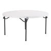 Lifetime 60 inch Round Folding Table, Indoor/Outdoor Commercial Grade, Almond (280435)